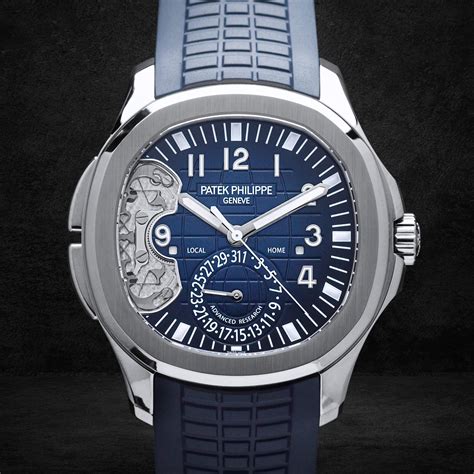 patek philippe aquanaut travel time 5650g-001 advanced research mens watch|Patek Philippe aquanaut research.